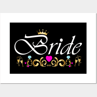 Braut/Bride - Junggesellenabschied Posters and Art